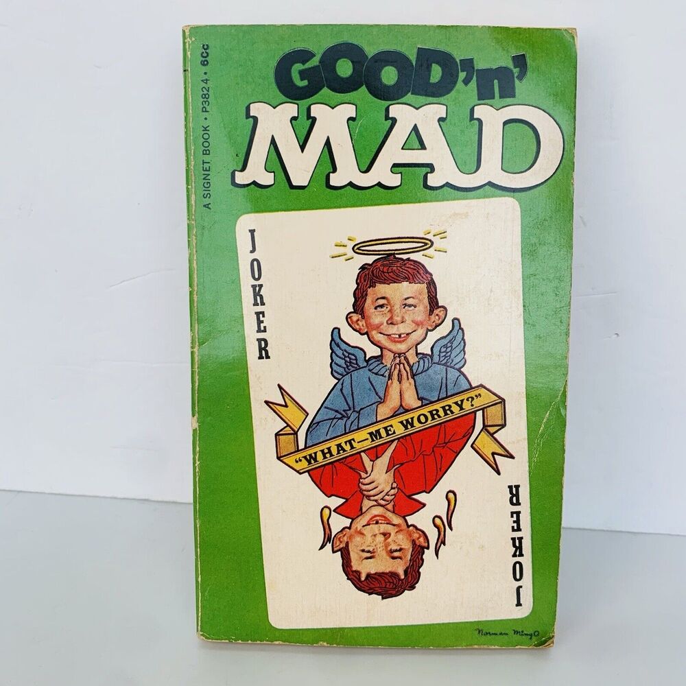 1969 Mad Magazine Good 'N' Mad Comic Paperback Book Joker Signet First Printing